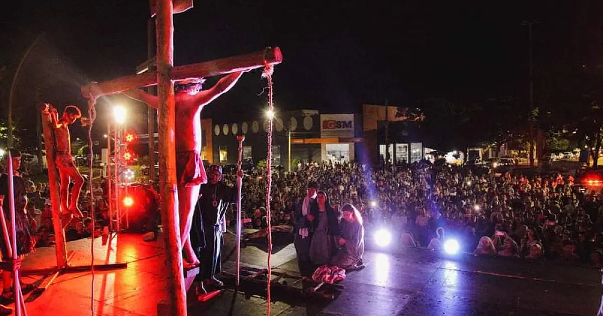 Lei torna encenação da Paixão de Cristo do grupo Jovisa patrimônio cultural de Três Lagoas