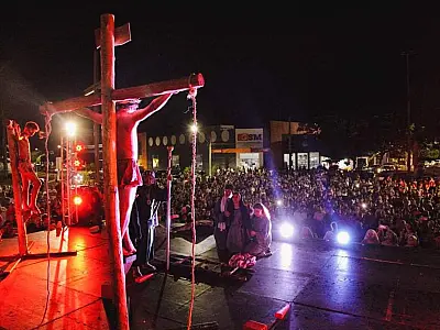 Lei torna encenação da Paixão de Cristo do grupo Jovisa patrimônio cultural de Três Lagoas