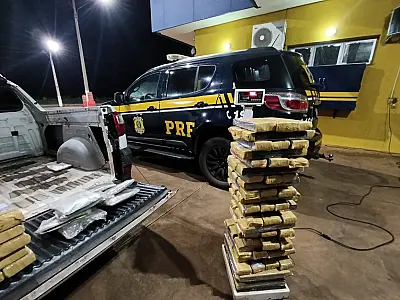 PRF apreende 100 kg de maconha em Três Lagoas