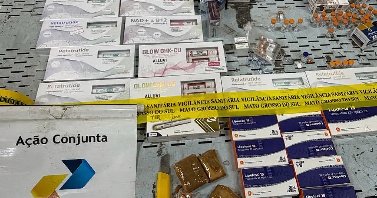 Fiscalização apreende R$ 10 milhões em emagrecedores ilegais em dois meses e meio