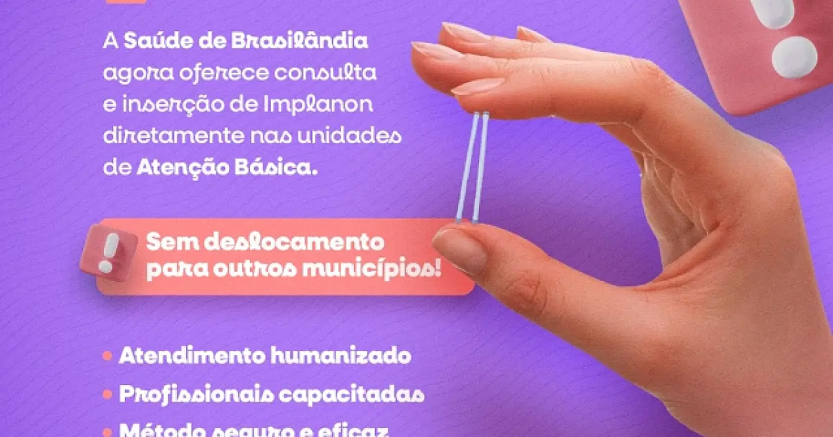 Brasilândia amplia acesso a método contraceptivo com inserção de implanon na Atenção Básica