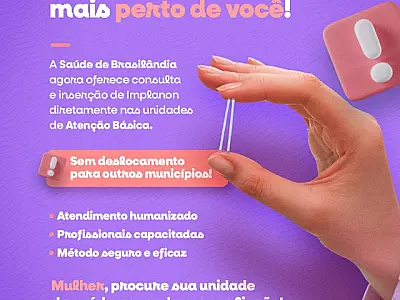 Brasilândia amplia acesso a método contraceptivo com inserção de implanon na Atenção Básica