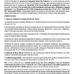 EDITAL DE CONVOCAÇÃO PARA ASSEMBLEIA GERAL EXTRAORDINÁRIA DA ASSOCIAÇÃO RETIRO DAS PALMEIRAS 29/01/2026