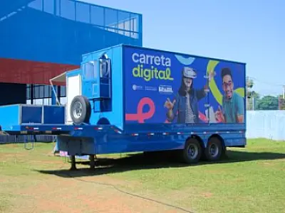 Carreta Digital já está em funcionamento e inicia capacitação de alunos da REME em Três Lagoas