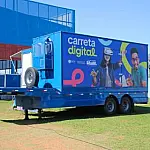 Carreta Digital já está em funcionamento e inicia capacitação de alunos da REME em Três Lagoas