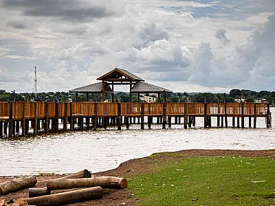 Obra do Deck da Lagoa Maior está próxima de ser concluída
