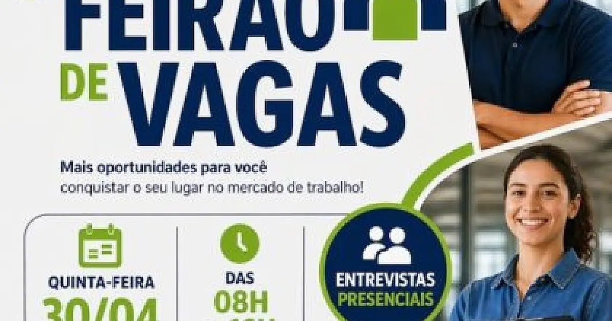 É HOJE – Feirão de Vagas da Casa do Trabalhador acontece nesta quinta (30)