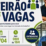 É HOJE – Feirão de Vagas da Casa do Trabalhador acontece nesta quinta (30)