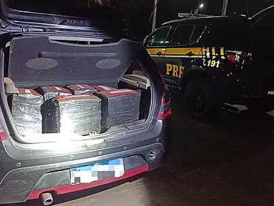 PRF apreende 110 Kg de maconha em Bataguassu