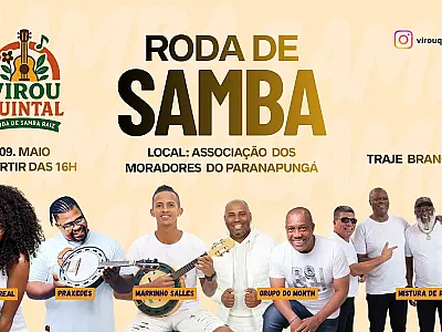 “Virou Quintal” celebra o samba raiz em evento que une história, fé e ancestralidade em Três Lagoas
