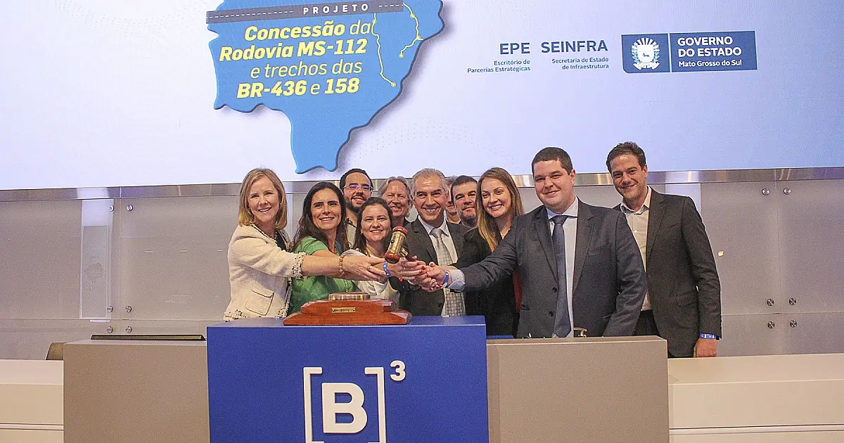 Way Brasil oferece R$ 150 milhões e vence leilão para administrar mais 3 rodovias de MS