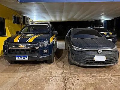PRF recupera veículo roubado e prende condutor durante fiscalização em Água Clara