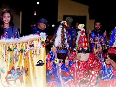 Companhia de Reis Estrela de Belém realiza solenidade de encerramento da decoração natalina e convida para Folia de Reis
