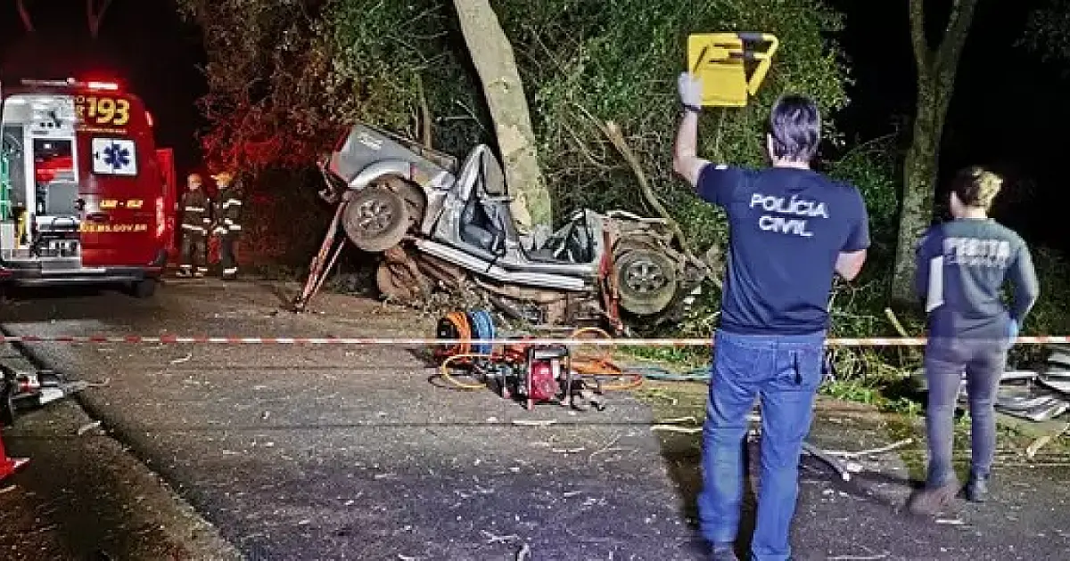Tragédia na MS-276: pai e filho morrem em acidente, e criança de 5 anos fica gravemente ferida em Dourados