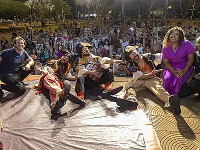 Espetáculo “Navegantes” leva magia, circo e alegria a famílias de Três Lagoas