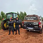 Polícia Militar Rural recupera trator de alto valor furtado em Selvíria