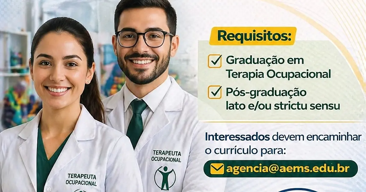 AEMS abre processo seletivo para professores nas áreas da Saúde, Tecnologia e Arquitetura