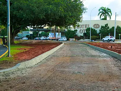 Atendendo pedido da população, Prefeitura inicia pavimentação de estacionamento e melhorias de acessibilidade na Lagoa Maior