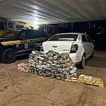 PRF apreende 132 quilos de drogas em abordagem na BR-262