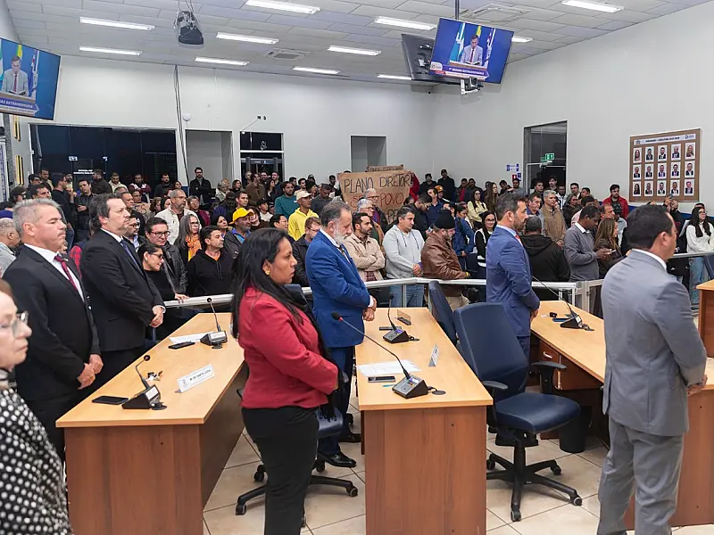Tensão, protestos e divergências marcam aprovação do novo Plano Diretor em Três Lagoas