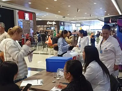 SMS vacinação no Shopping Três Lagoas registra 151 doses aplicadas