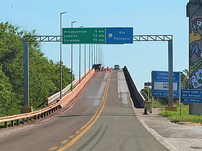 Obras na ponte sobre o Rio Paraguai preveem até 10 interdições totais até 2027 e podem isolar Corumbá e Ladário