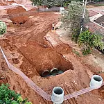 Em menos de 24h, Prefeitura amplia equipes em campo e avança rapidamente nos reparos de cratera no Jardim Rodrigues