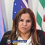Prefeita Márcia Amaral faz pronunciamento a servidores em Brasilândia