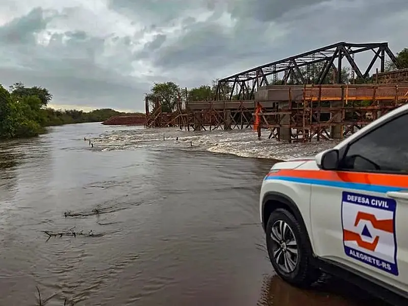 Tempestade e granizo causam prejuízo a 43 municípios no RS