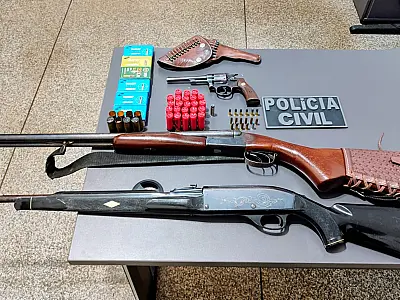 Armas aprrendidas Três Lagoas