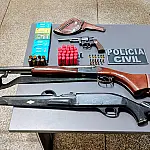 Polícia Civil prende homem em flagrante com arsenal em Três Lagoas