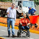 Prefeito Dr. Cassiano Maia inaugura novo estacionamento da Lagoa Maior e entrega melhorias de acessibilidade